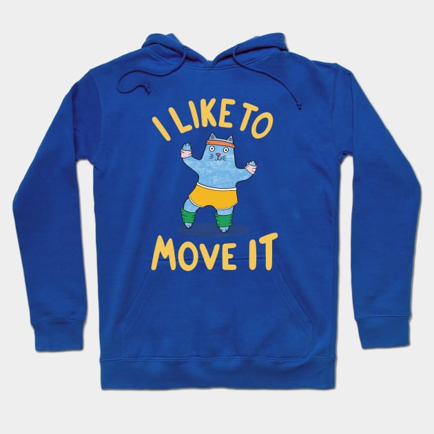 Fitness Cat Hoodie by Drawn to Cats